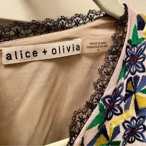 Alice Olivia Dresses Alice Olivia Marcelina Patchwork Tunic - Main Image